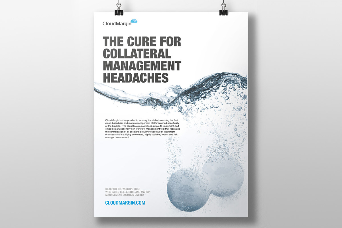 CloudMargin campaign poster for collateral management