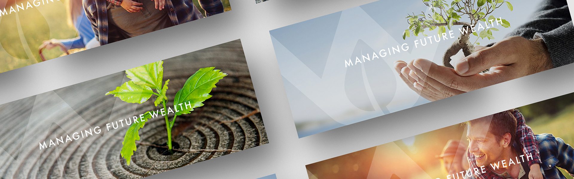 Winson Capital social media banner designs with lifestyle imagery